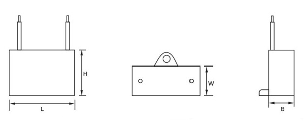 油煙機電容器外形結構圖